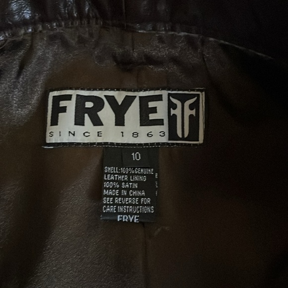 Frye Genuine Leather Pants - Picture 2 of 2